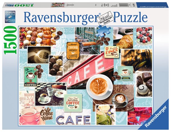 Ravensburger (16346) - "Coffee and Dessert" - 1500 pezzi