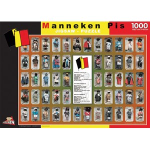 PuzzelMan (096) - "Belgium, Manneken Pis" - 1000 pezzi