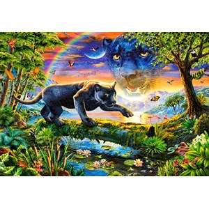 Castorland (C-151356) - "Panther Twilight" - 1500 pezzi