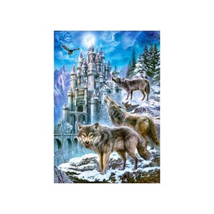 Castorland (C-151141) - "Wolves in Front of the Castle" - 1500 pezzi