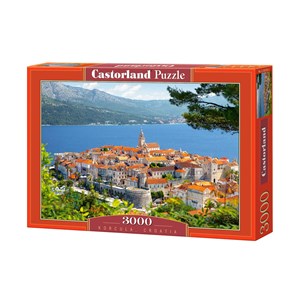 Castorland (C-300266) - "Croatia, Korcula" - 3000 pezzi