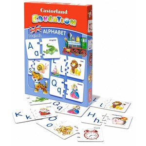 Castorland (E-043) - "Alphabet in English" - 52 pezzi