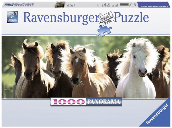 Ravensburger (15091) - "Wild Horses" - 1000 pezzi
