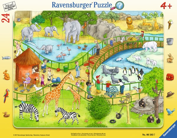 Ravensburger (06583) - "Zoo" - 24 pezzi