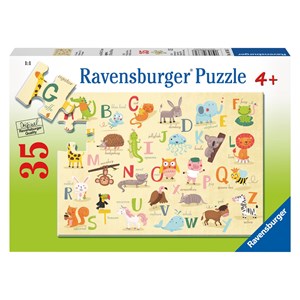 Ravensburger (08761) - "A-Z Animals" - 35 pezzi