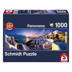 Schmidt Spiele (58281) - "Santorini" - 1000 pezzi