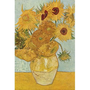 Grafika (00033) - Vincent van Gogh: "Vase with 12 sunflowers, 1888" - 100 pezzi