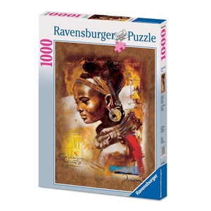 Ravensburger (15352) - "Young African Woman" - 1000 pezzi
