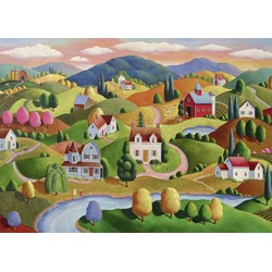 Ravensburger (13583) - Steve Klein: "Rolling Hills" - 300 pezzi