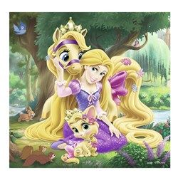 Ravensburger (09346) - "Belle, Cinderella And Raiponce" - 49 pezzi