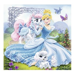 Ravensburger (09346) - "Belle, Cinderella And Raiponce" - 49 pezzi