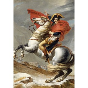 Grafika (00350) - Jacques-Louis David: "Napoleon Crossing the Alps" - 100 pezzi