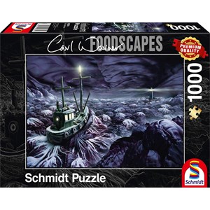 Schmidt Spiele (59374) - Carl Warner: "Stormy Sea" - 1000 pezzi