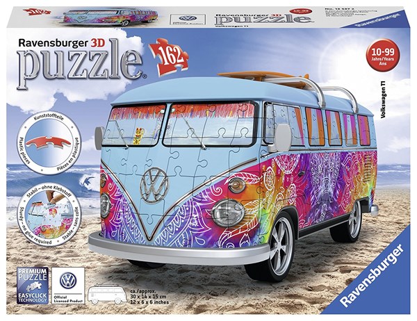 Ravensburger (12527) - "Volkswagen T1 Indian Summer" - 162 pezzi