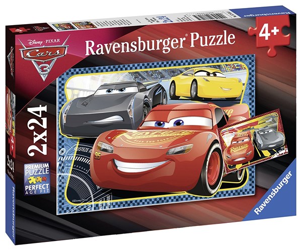 Ravensburger (07816) - "Cars 3: Adventure with Lightning McQueen" - 24 pezzi