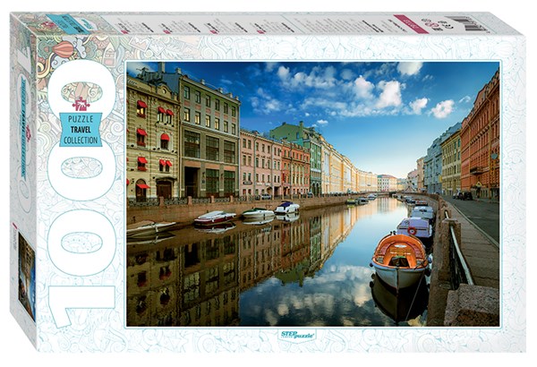 Step Puzzle (79113) - "Saint Petersburg, Moyka River" - 1000 pezzi