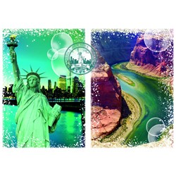 Grafika (T-00212) - "United States of America" - 1000 pezzi