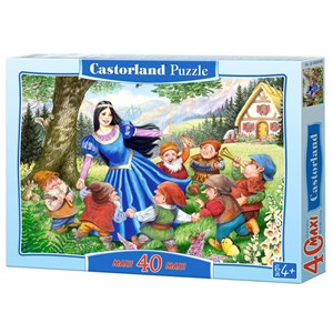 Castorland (B-040049) - "Snow White and the seven dwarves" - 40 pezzi