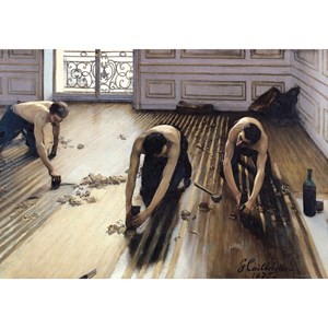 Puzzle Michele Wilson (A817-500) - Gustave Caillebotte: "The Floor Scrapers" - 500 pezzi