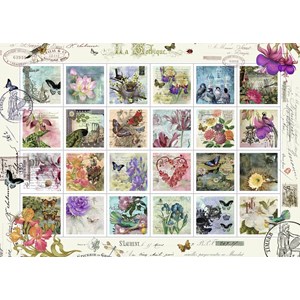 Ravensburger (19607) - "Stamp collection" - 1000 pezzi