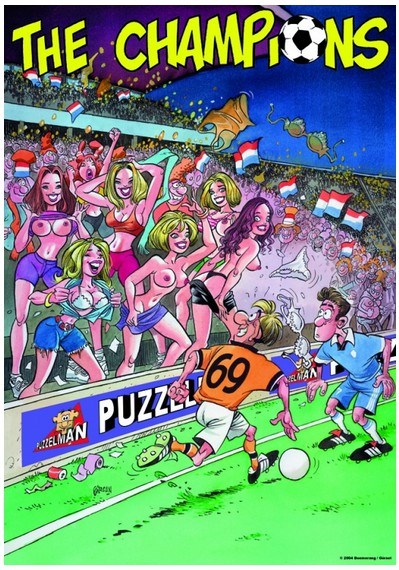 PuzzelMan (003) - "Sexy Fans" - 1000 pezzi