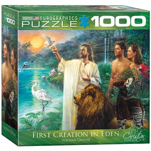 Eurographics (8000-0356) - Nathan Greene: "First Creation in Eden" - 1000 pezzi