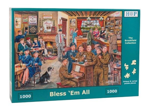 The House of Puzzles (3596) - "Bless 'Em All" - 1000 pezzi