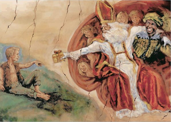 PuzzelMan (349) - "The Father Christmas with children" - 1000 pezzi