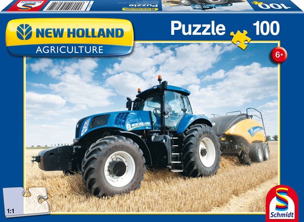 Schmidt Spiele (56081) - "New Holland Bigbaler" - 100 pezzi
