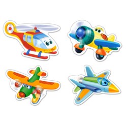 Castorland (B-005048) - "Funny Planes" - 3 4 6 9 pezzi