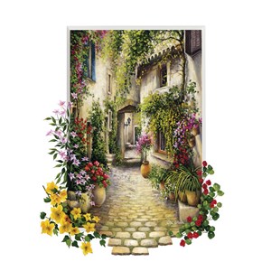 Educa (16652) - "In the Small Flower Village" - 1000 pezzi