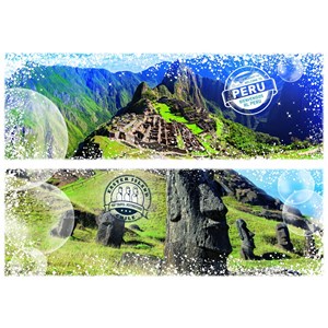 Grafika (T-00230) - "Chile and Peru" - 1000 pezzi