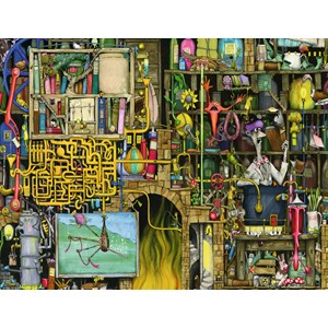 Ravensburger (16642) - Colin Thompson: "Crazy Lab" - 2000 pezzi