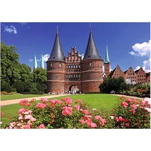 Ravensburger (19459) - "Lübeck, Holstentor, Germany" - 1000 pezzi
