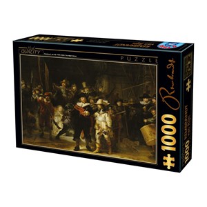 D-Toys (73792-1) - Rembrandt: "Night Watch" - 1000 pezzi