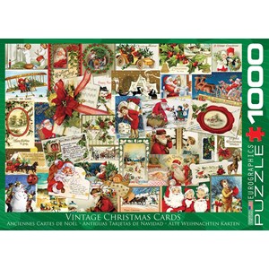 Eurographics (6000-0784) - "Vintage Christmas Cards" - 1000 pezzi