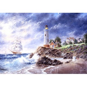 Grafika (T-00511) - Dennis Lewan: "Anchor Cove" - 1500 pezzi