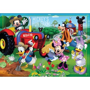 Clementoni (27859) - "Mickey and his Friends at the Farm" - 104 pezzi