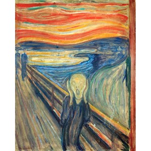 Puzzle Michele Wilson (W053-24) - Edvard Munch: "The Scream" - 24 pezzi