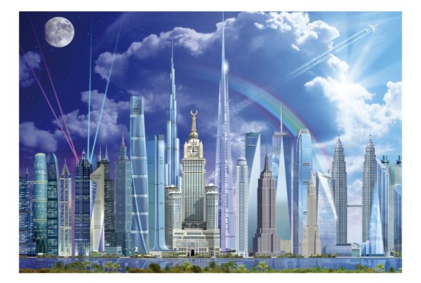 Educa (16287) - "Tall Buildings" - 1000 pezzi