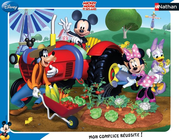 Nathan (86101) - "Mickey and his Friends in the Garden" - 35 pezzi