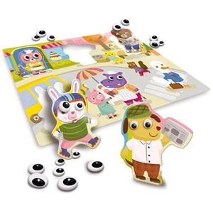 Ludattica (52486) - "Animated Puzzle" - 18 pezzi