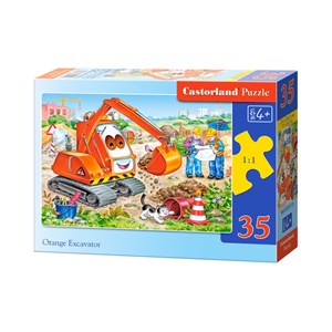 Castorland (B-035113) - "Orange Excavateur" - 35 pezzi