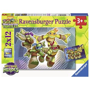 Ravensburger (07597) - "Ninja Turtles" - 12 pezzi