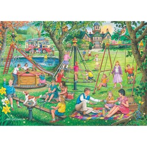 The House of Puzzles (3503) - "Find the Differences No.8, Park & Rides" - 1000 pezzi