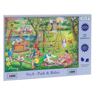 The House of Puzzles (3503) - "Find the Differences No.8, Park & Rides" - 1000 pezzi