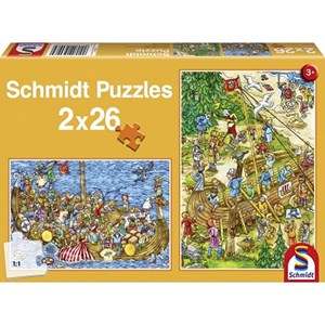 Schmidt Spiele (56008) - "Vikings" - 26 pezzi