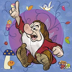 Ravensburger (15239) - "Grumpy" - 500 pezzi