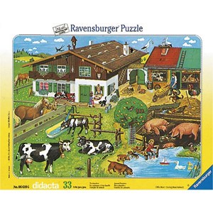 Ravensburger (06618) - "Animals and their Families" - 33 pezzi