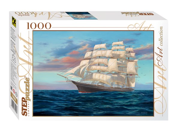 Step Puzzle (79096) - "Sailing Ship" - 1000 pezzi